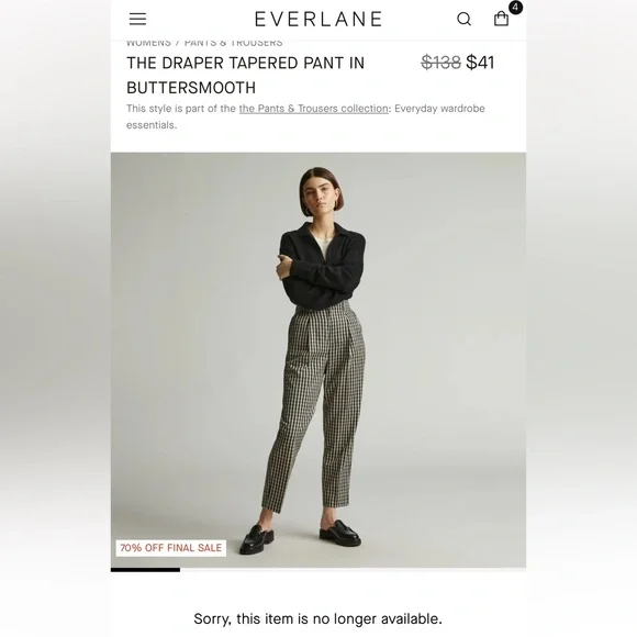 Everlane High Waisted Trouser - Picture 2 of 14